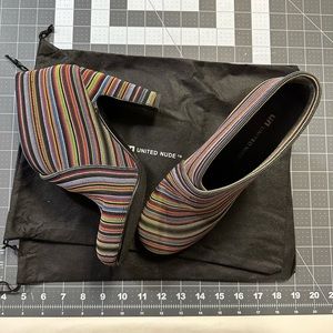 United Nude fold rainbow 3” Bootie
